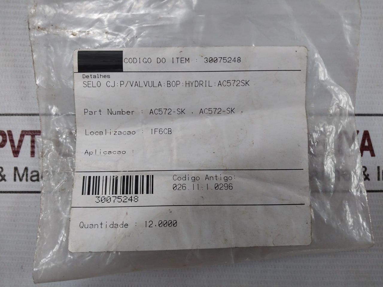 Hydril Ac572-Sk Valve Repair Seal Kit - Image 10