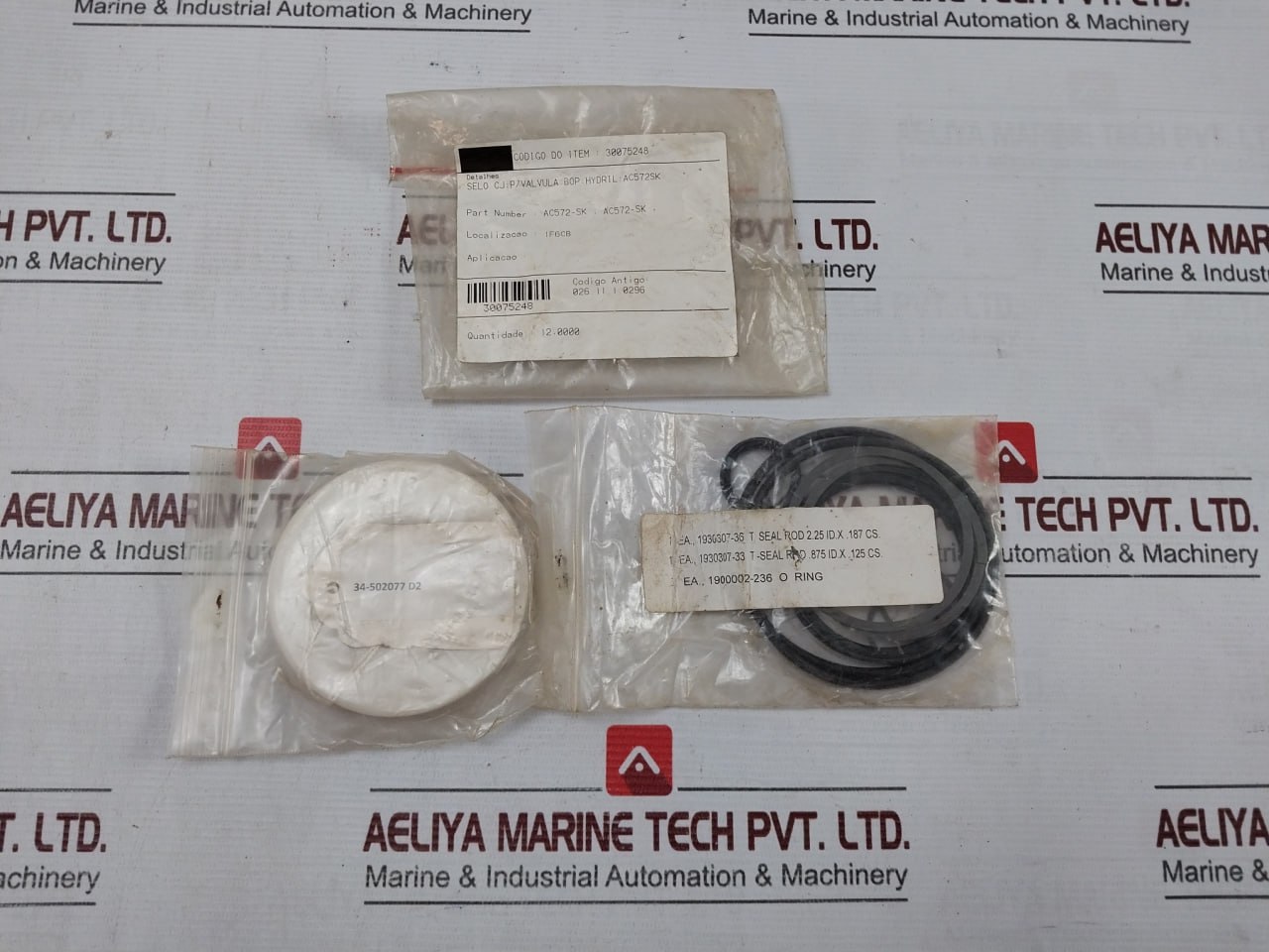 Hydril Ac572-Sk Valve Repair Seal Kit - Image 11
