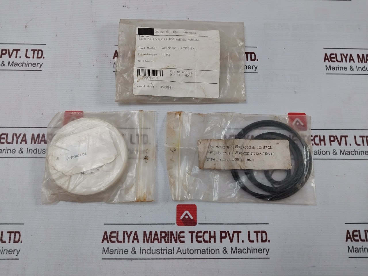 Hydril Ac572-Sk Valve Repair Seal Kit - Image 20