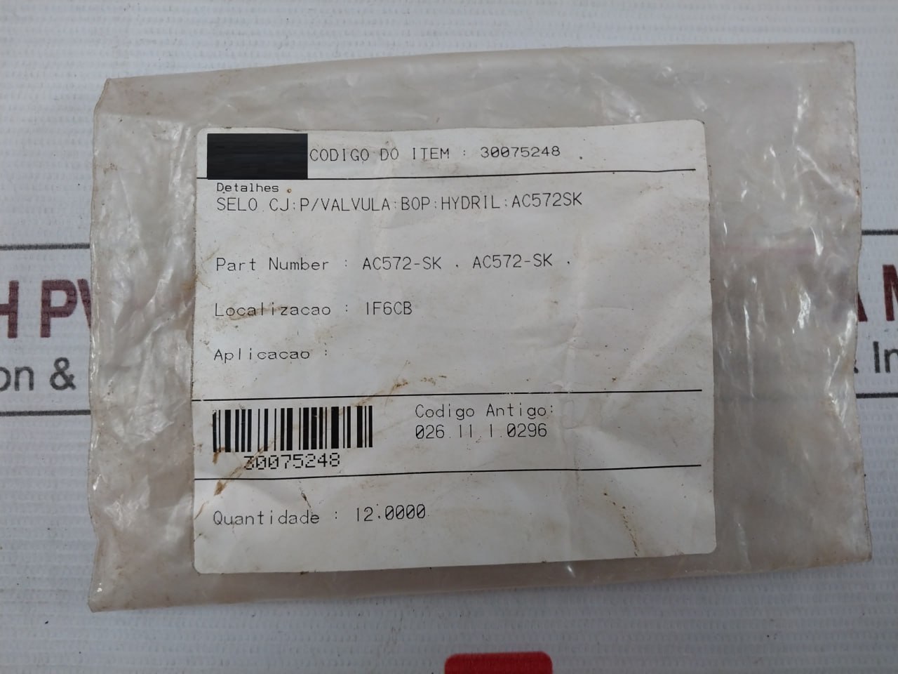 Hydril Ac572-Sk Valve Repair Seal Kit - Image 22