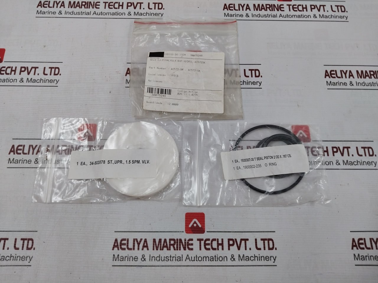 Hydril Ac572-Sk Valve Repair Seal Kit - Image 26