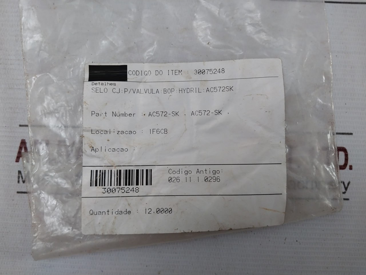 Hydril Ac572-Sk Valve Repair Seal Kit - Image 33
