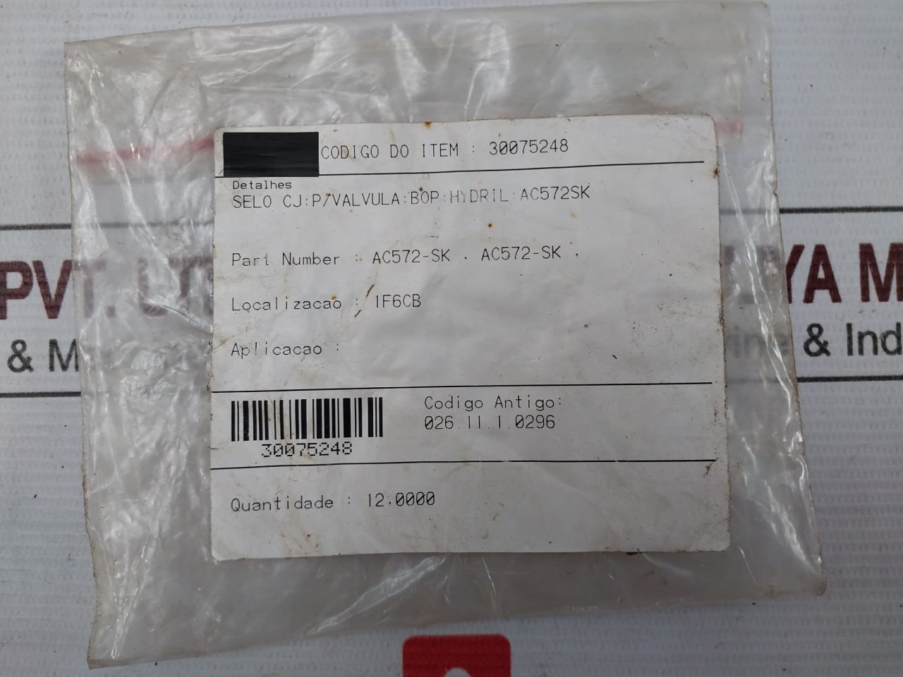 Hydril Ac572-Sk Valve Repair Seal Kit - Image 35