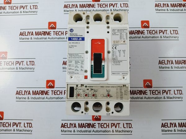 Allen-Bradley 140u-J6x3 A Molded Case Circuit Breaker Frame 5060hz