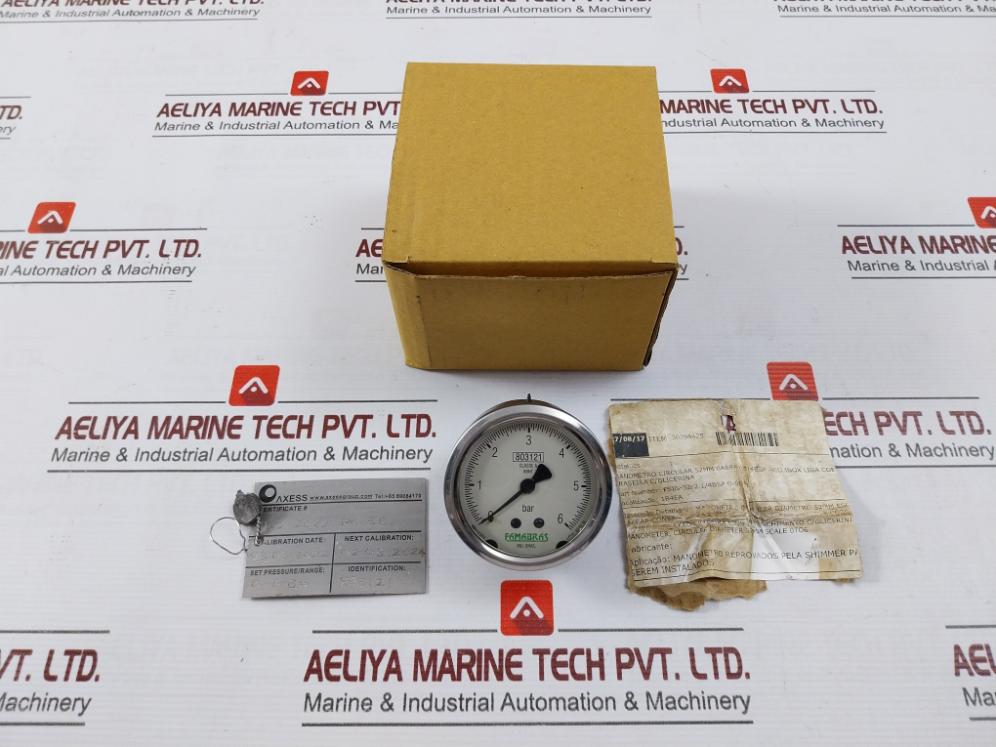 Famabras 14105-1 Manometer Pressure Gauge