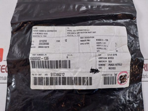 Hydril 1900002-136 Seal O-Ring 90 Duro - Image 7
