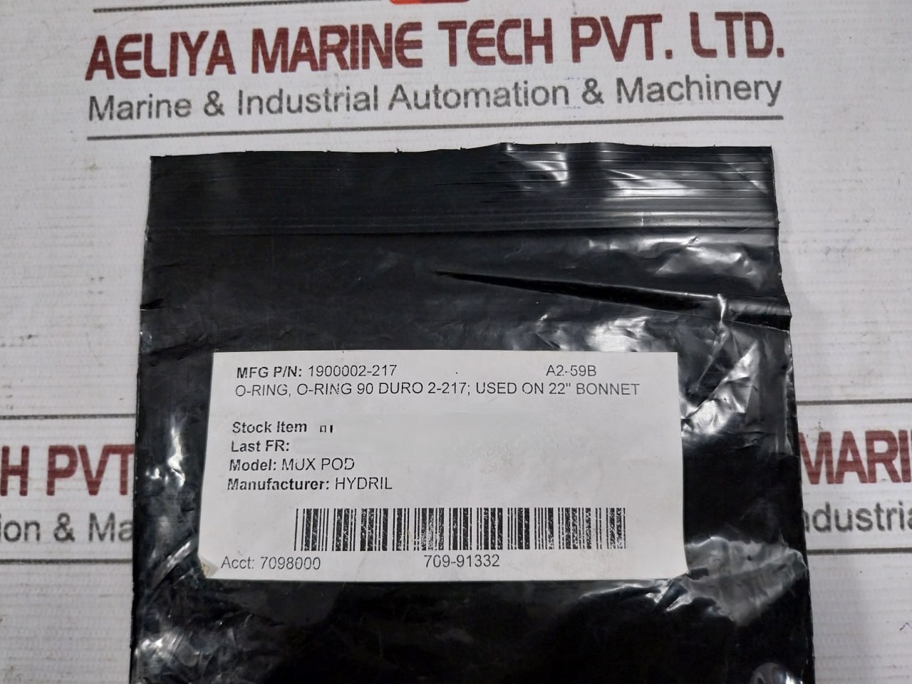 Hydril 1900002-217 O-Ring - Image 8