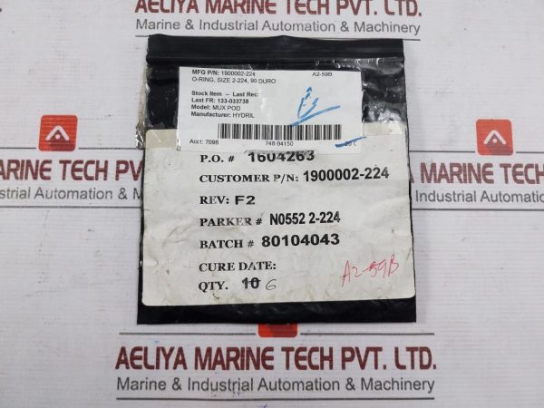 Hydril 1900002-224 O-Ring Seal - Image 6