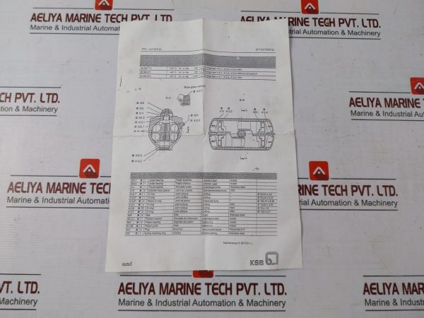 Ksb 42088712 Spare Part Kit For Valve Actuator - Image 5