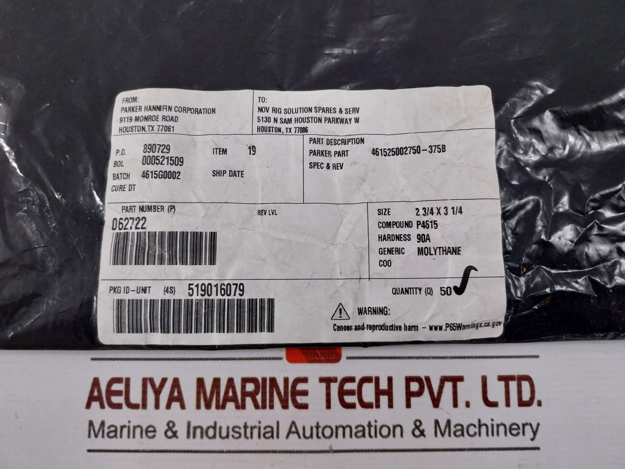 Parker 062722 Black Oil Seal - Image 6