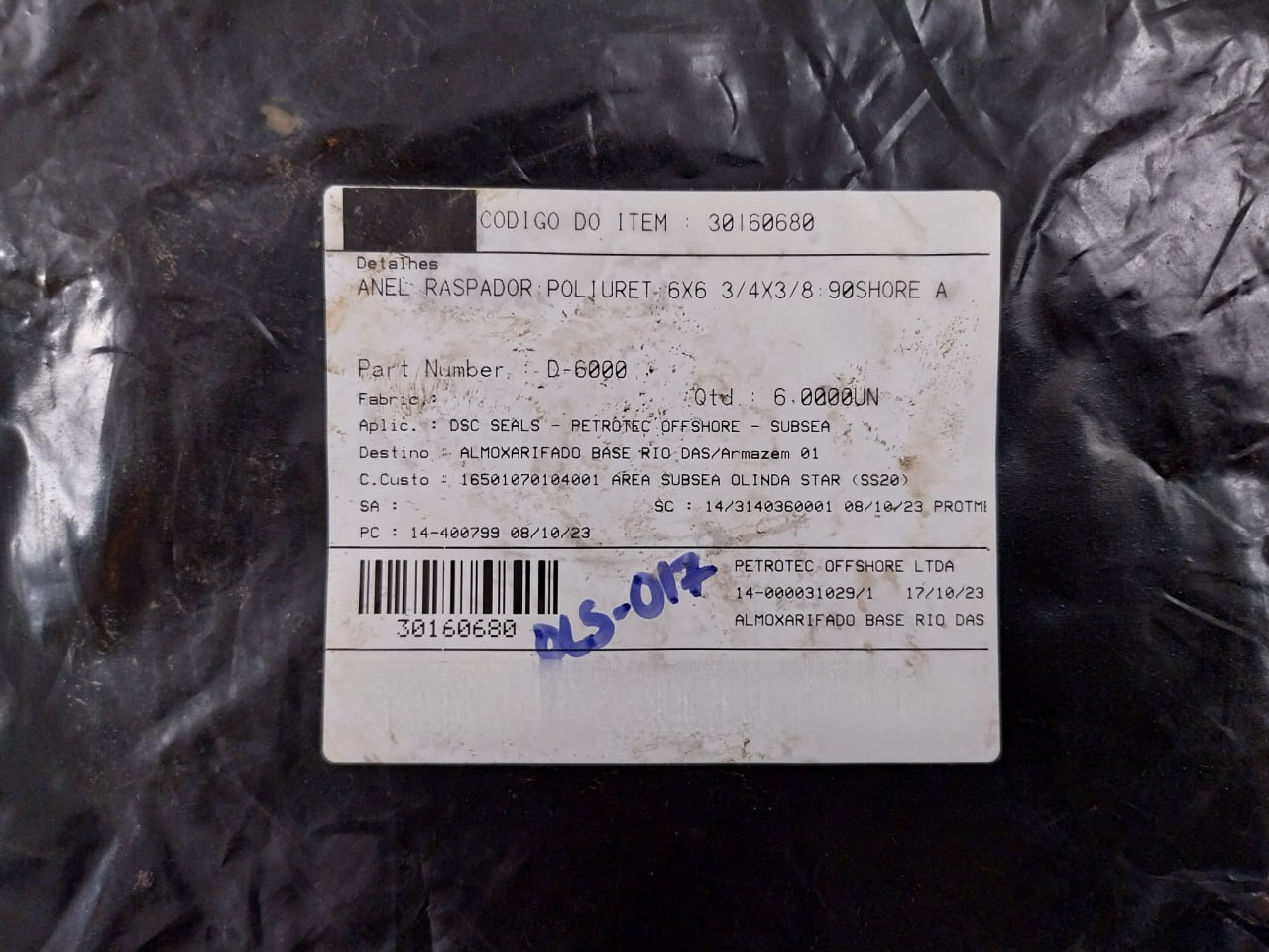 Petrotec D-6000 Scraper Ring Polyurethane Seal Ring For Dsc Application - Image 6