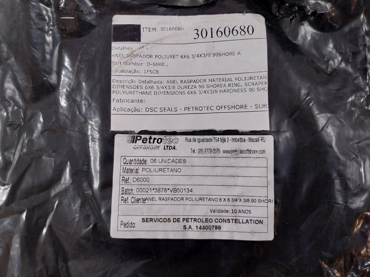 Petrotec D-6000 Scraper Ring Polyurethane Seal Ring For Dsc Application - Image 7