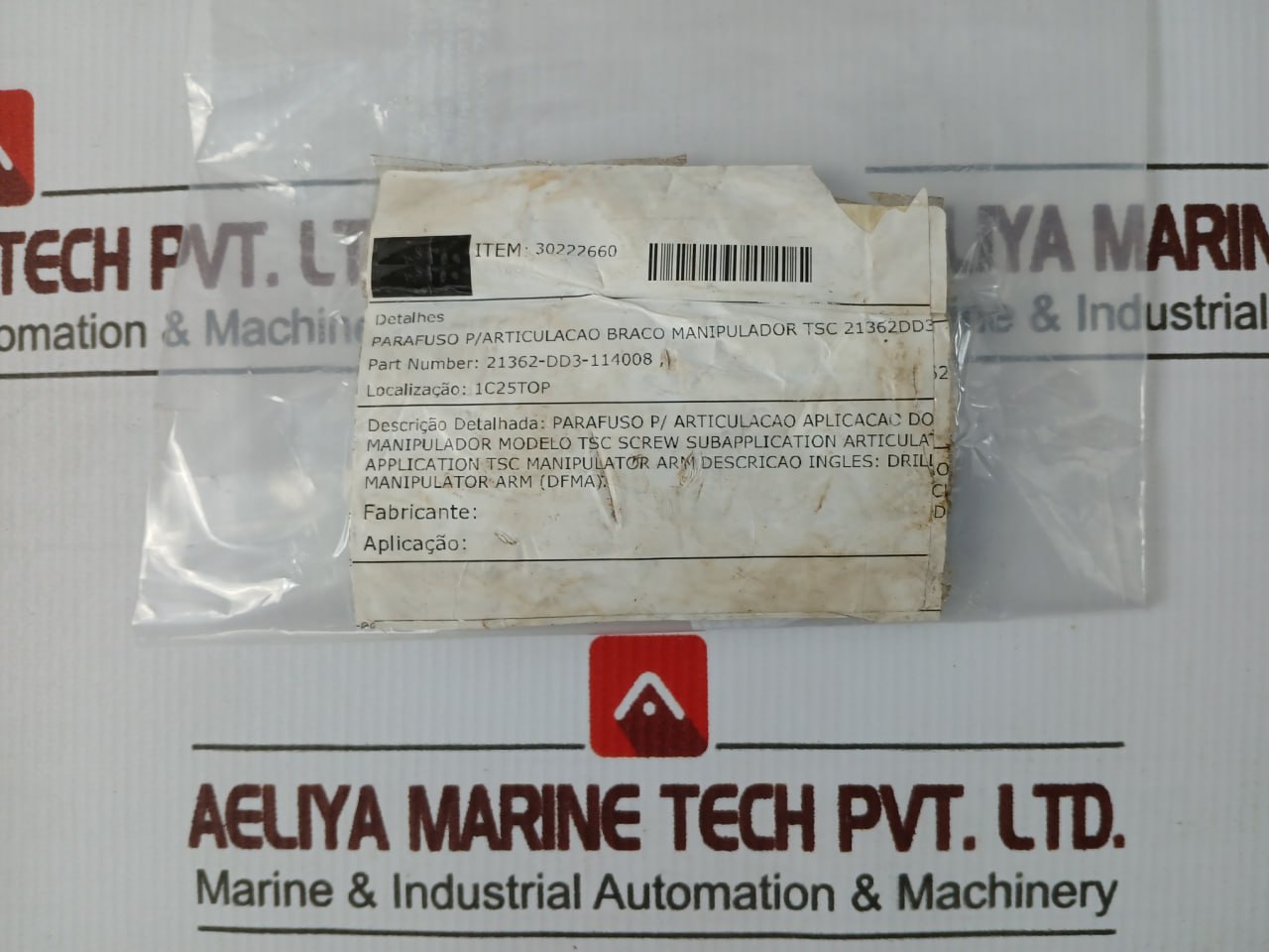 Tsc 21362-Dd3-114008 Screw For Drill Manipulator Arm Joint - Image 5