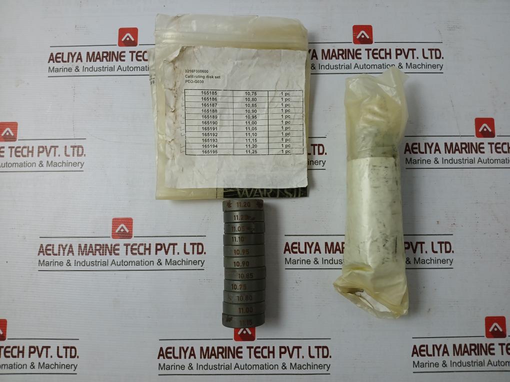 Wartsila Peo-G030 Calibrating Disk Set