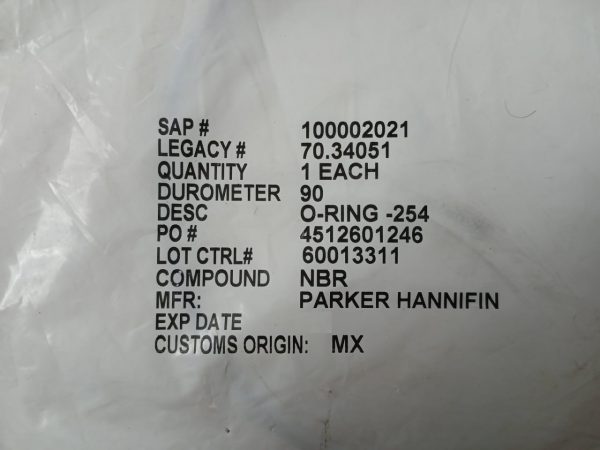 Parker Hannifin 100002021 O-Ring Seal - Image 7