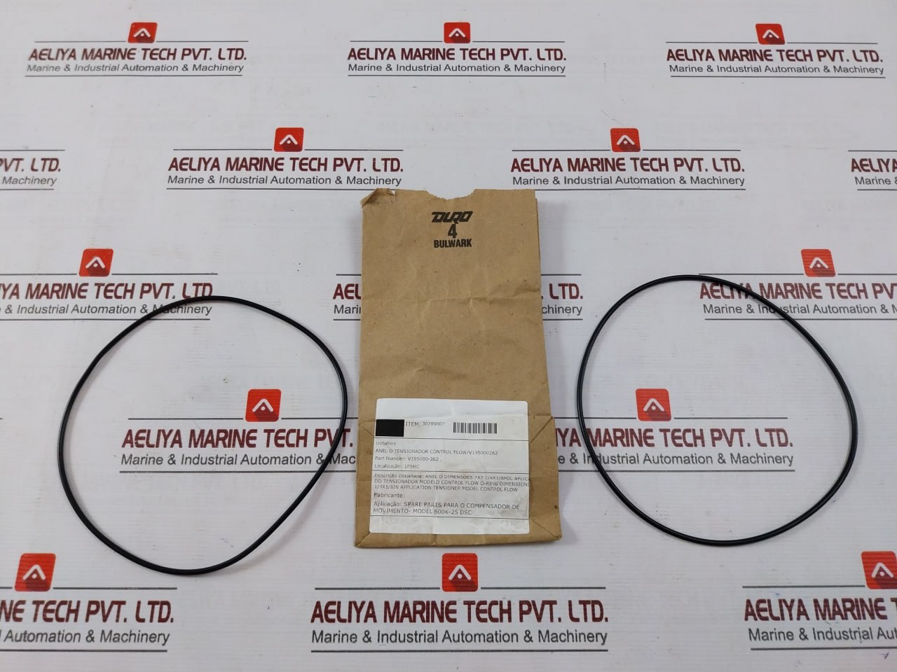 Control Flow V195000-262 O-Ring Dimensions - Image 5