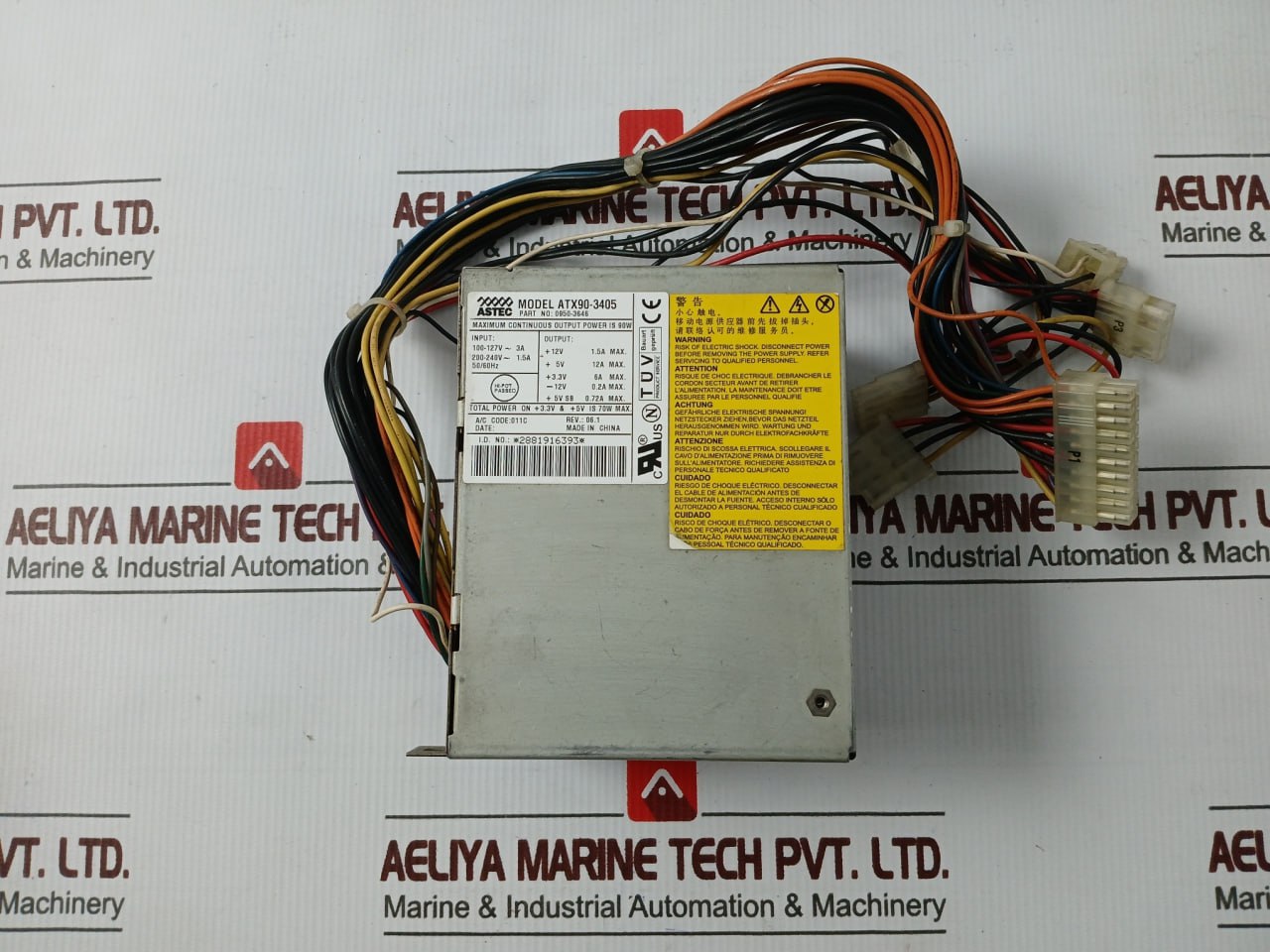 Astec Atx90-3405 Switching Mode Power Supply 240v