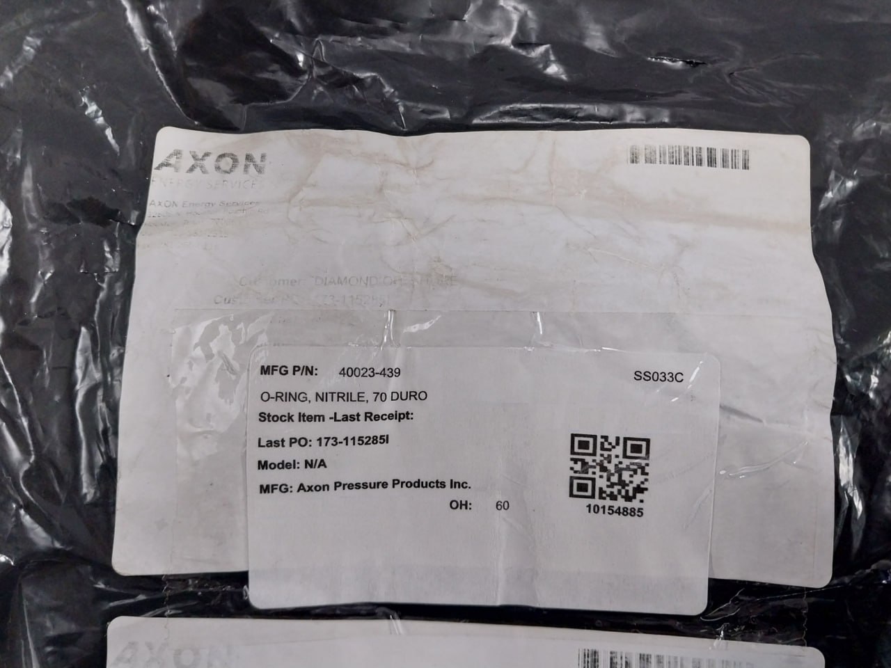 Axon 40023-439 O-Ring Nitrile 70 Duro - Image 6