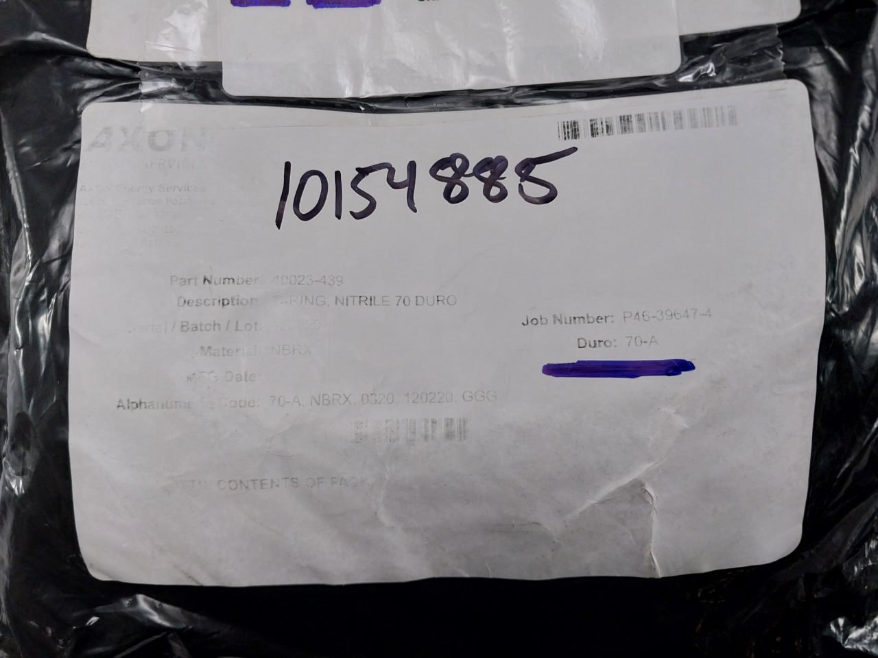 Axon 40023-439 O-Ring Nitrile 70 Duro - Image 7