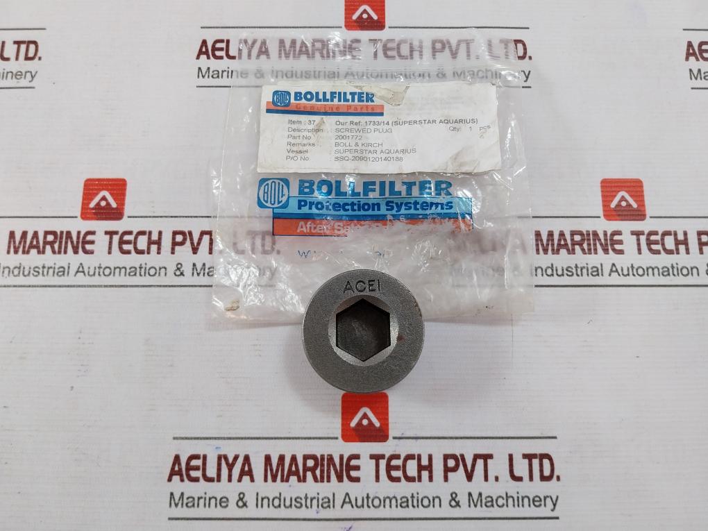 Boll & Kirch 2001772 Screwed Plug