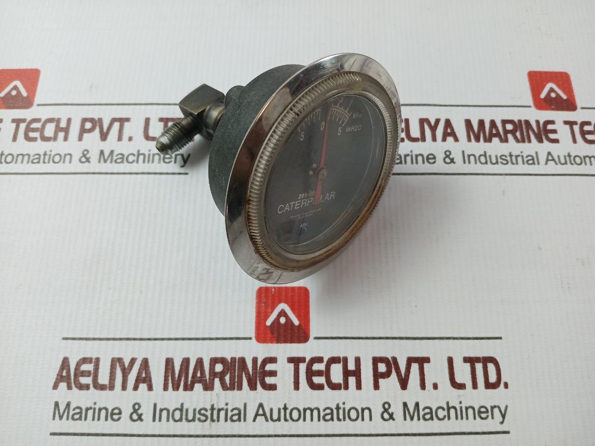 Caterpillar 289-9985 Beryllium Copper Diaphragm Brass Socket Pressure Gauge - Image 4