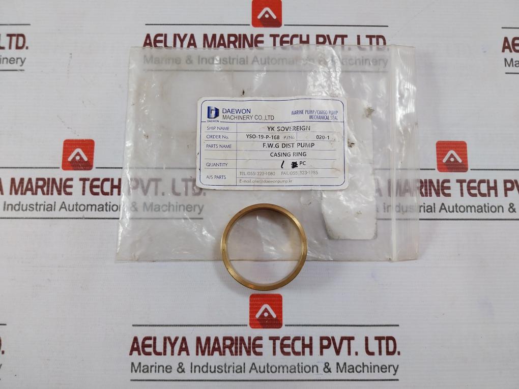 Daewon 020-1 Casing Ring For F.W.G Dist Pump