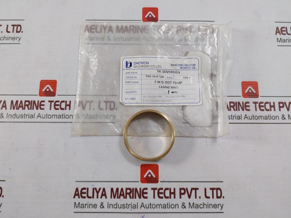Daewon 020-2 F.W.G Dist Pump Casing Ring