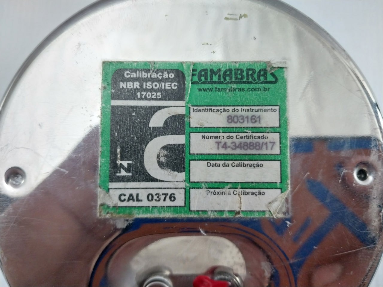 Famabras 14105-1 Pressure Gauge 0-10 Bar - Image 6
