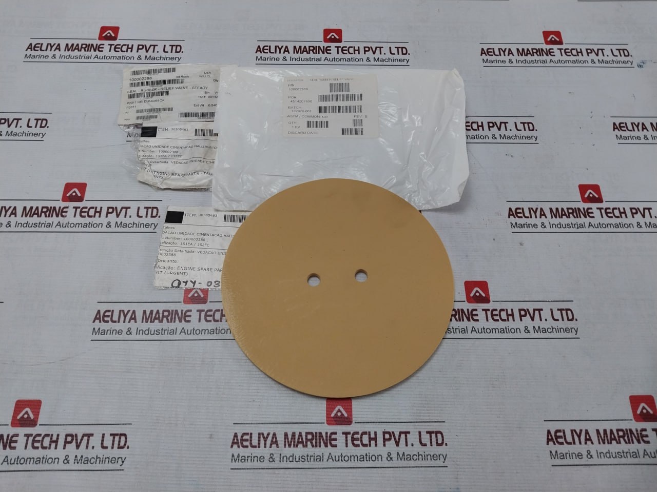 Halliburton 100002388 Seal Rubber Relief Valve - Image 3