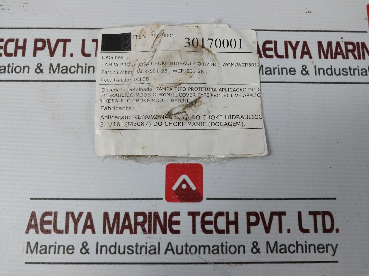 Hydril Wcr-501-28 Protective Cover For 3-1/16" Hydraulic Choke Valve - Image 6