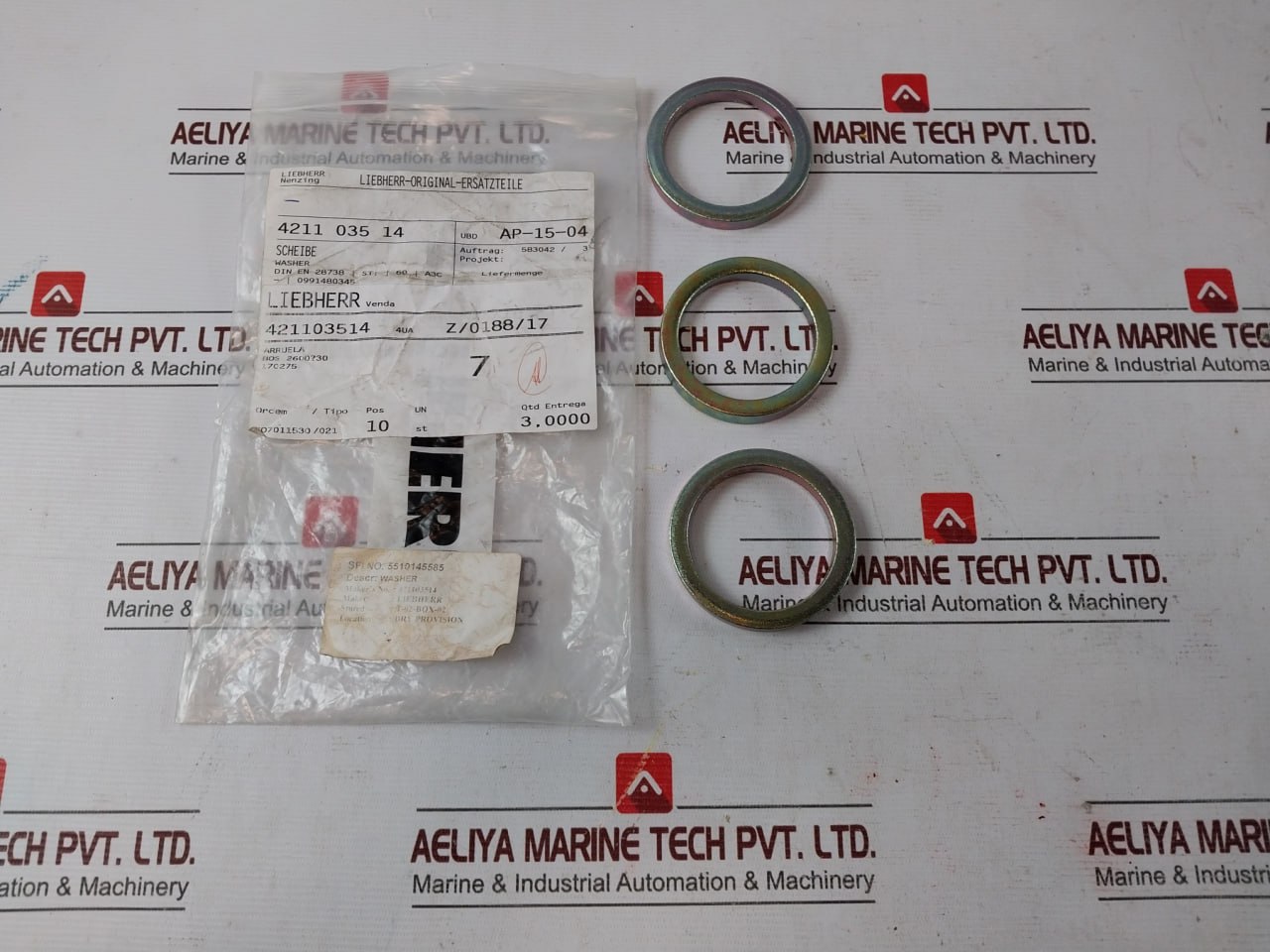 Liebherr 411515014 Assorted Fastener & Fitting Lot - Image 5