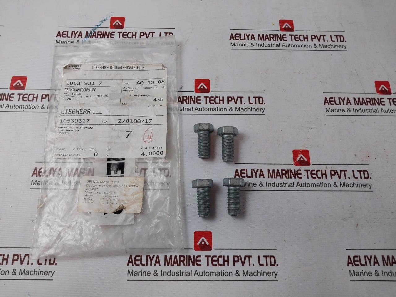 Liebherr 411515014 Assorted Fastener & Fitting Lot - Image 13