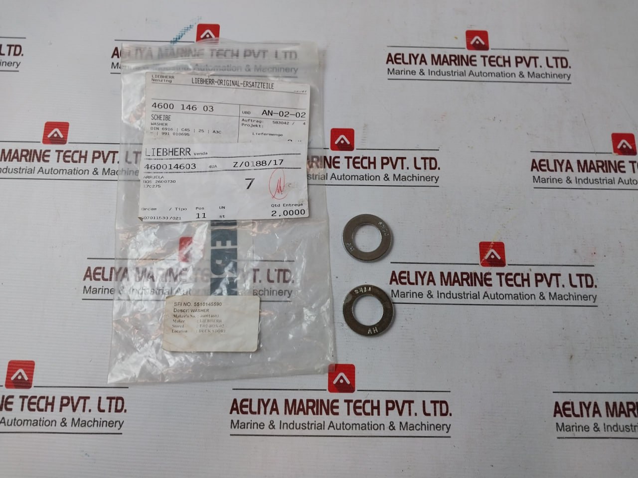 Liebherr 411515014 Assorted Fastener & Fitting Lot - Image 15