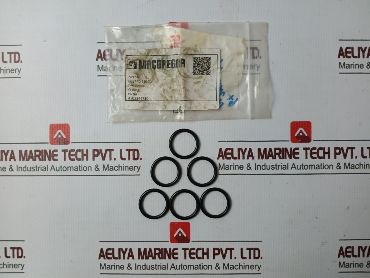 Macgregor 1074706.001 O-Ring Bushing Check Valve Studs Screws Washer Set - Image 5