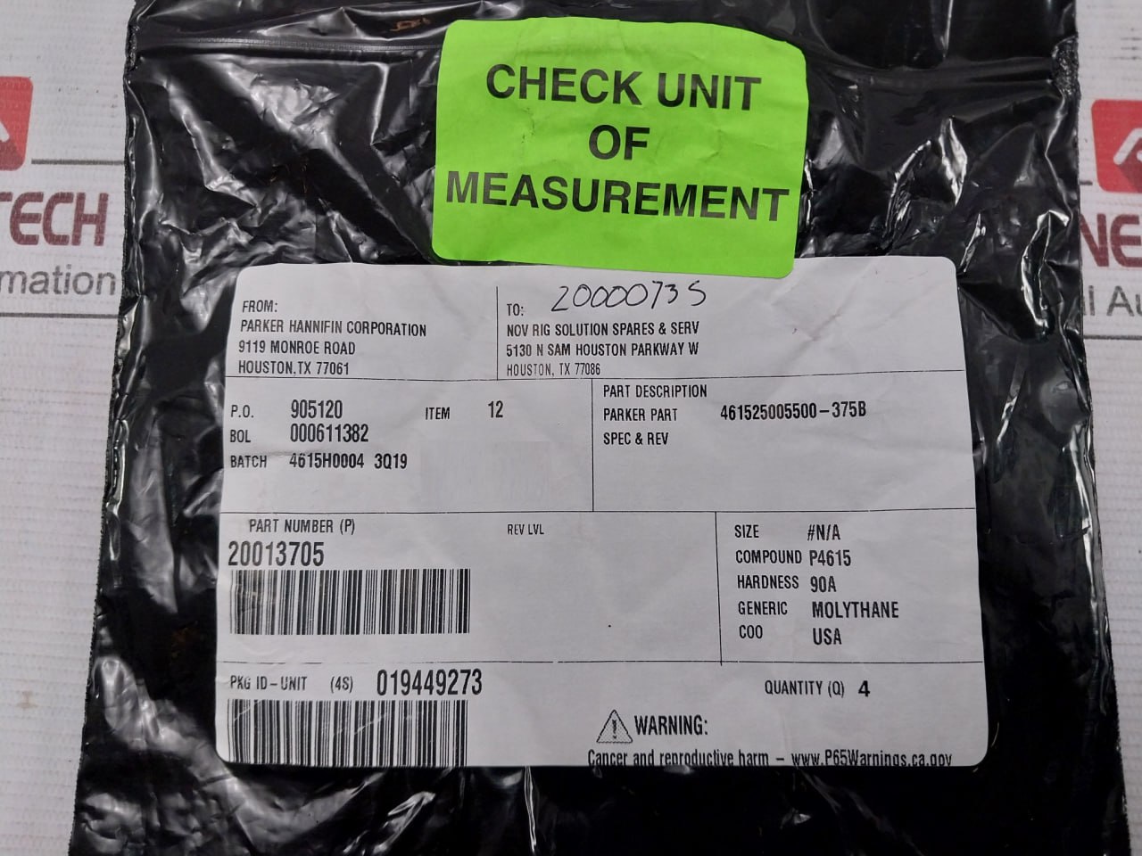 Nov 20013705 Seal Polypak - Image 7