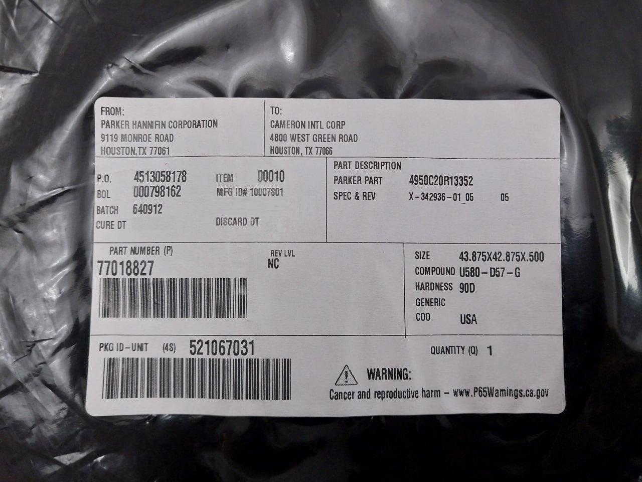 Parker 77018827 O-Ring - Image 5