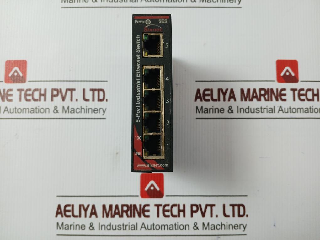 Sixnet Sl-5es-1 5-Port Industrial Ethernet Switch 30v