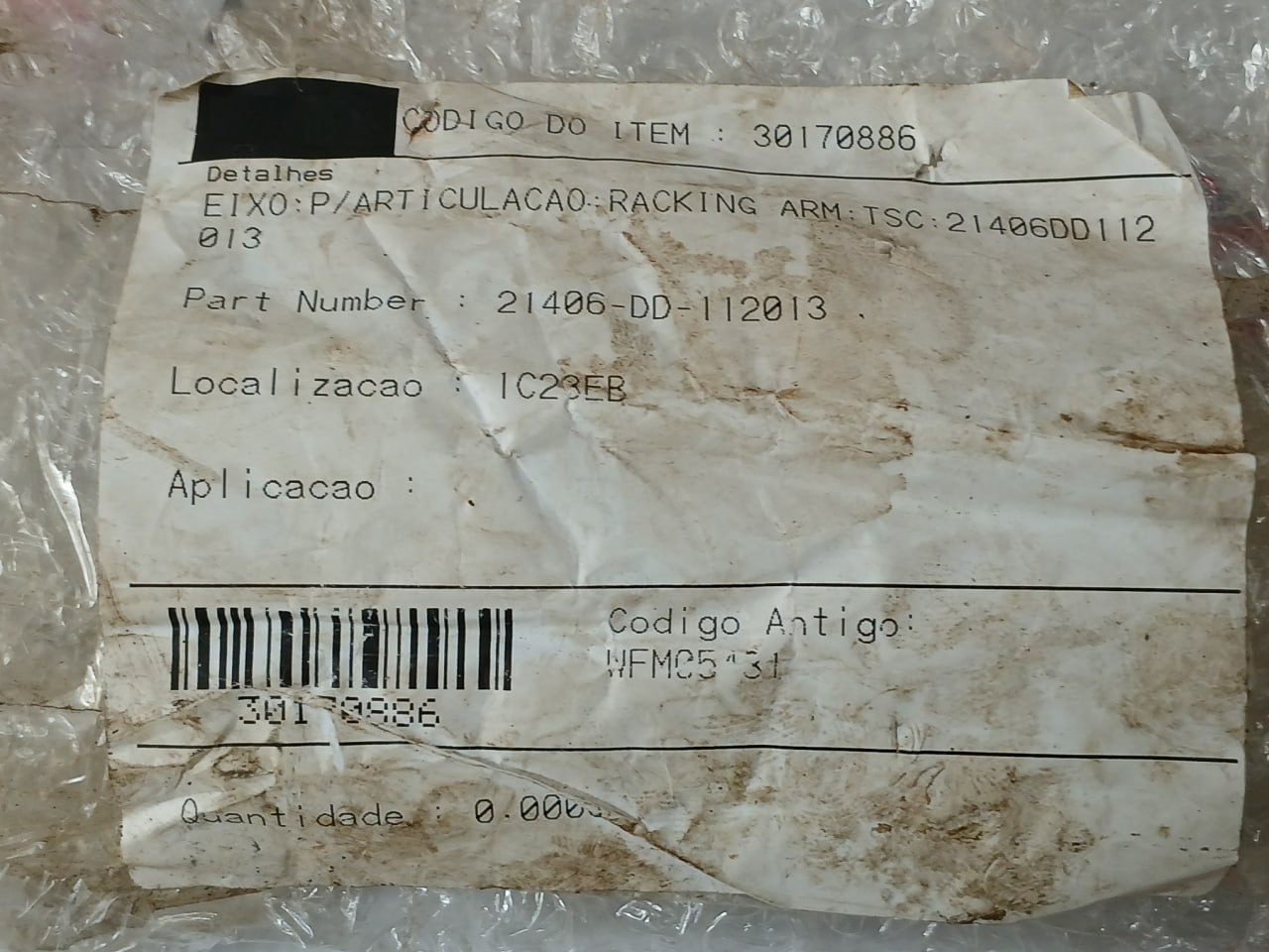 Tsc 21406-Dd3-112013 Griphead Link Pivot Shaft For Racking Arm - Image 6