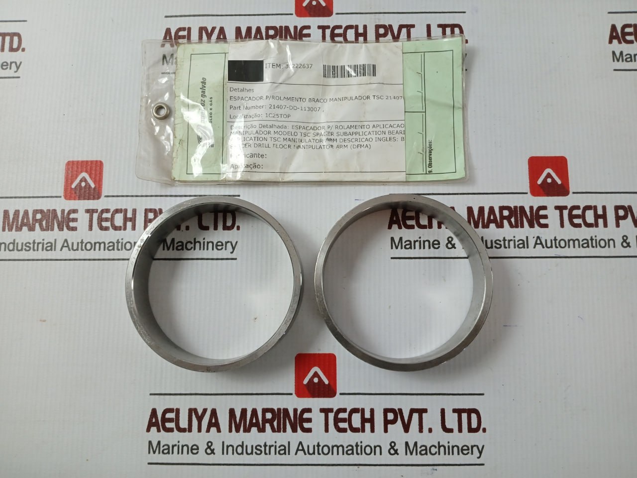 Tsc 21407-Dd-113007 Bearing Spacer Drill Floor Manipulator Arm - Image 5