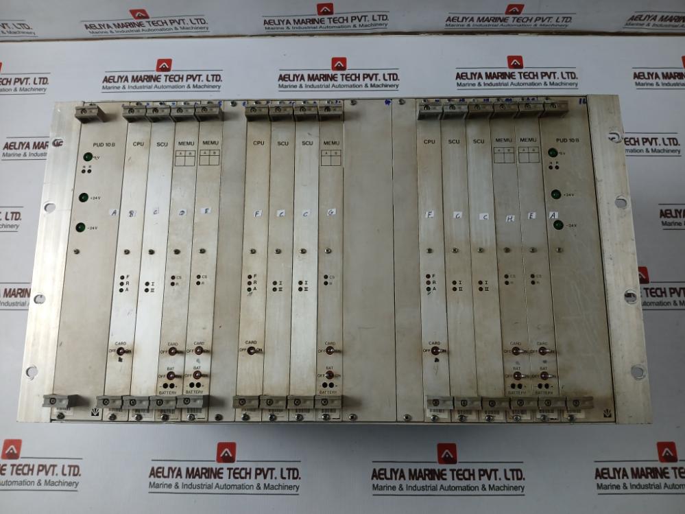 Valmet Pud 10 B Cpu Scu Rack Mount Panel