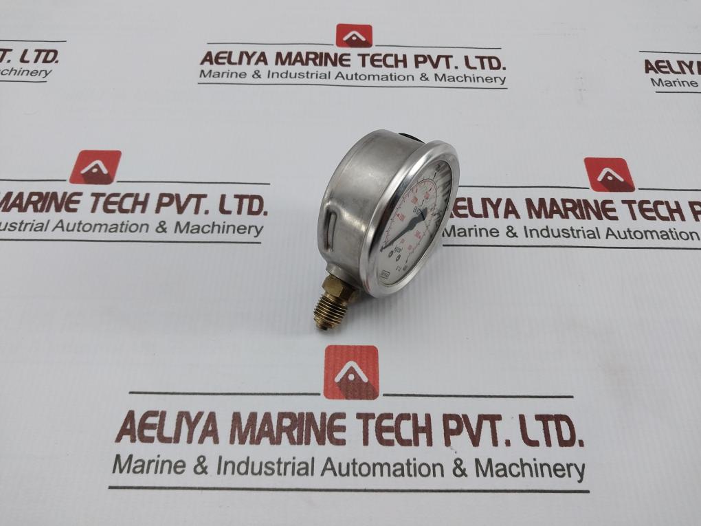 Wika En 837-1 Pressure Gauge 0-5600 Psi - Image 3