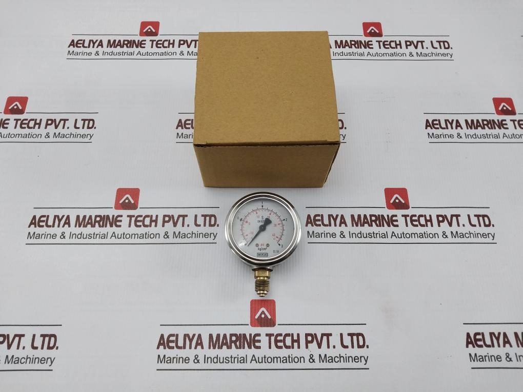 Wika En 837-1 Pressure Gauge -14 To 42 Psi