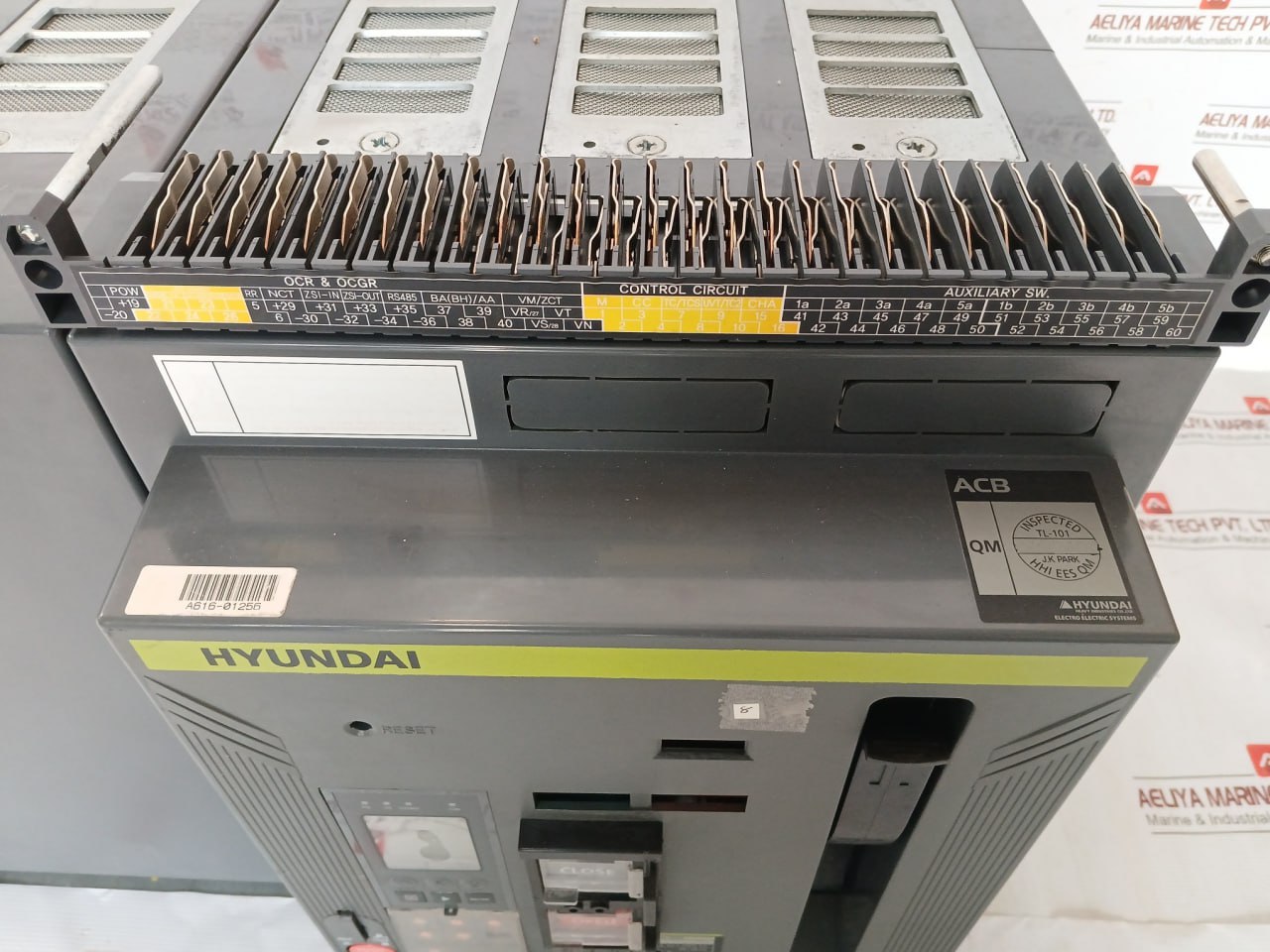 Hyundai Uan50c3c M1c1s168s Air Circuit Breaker Acb 3 Poles - Image 6