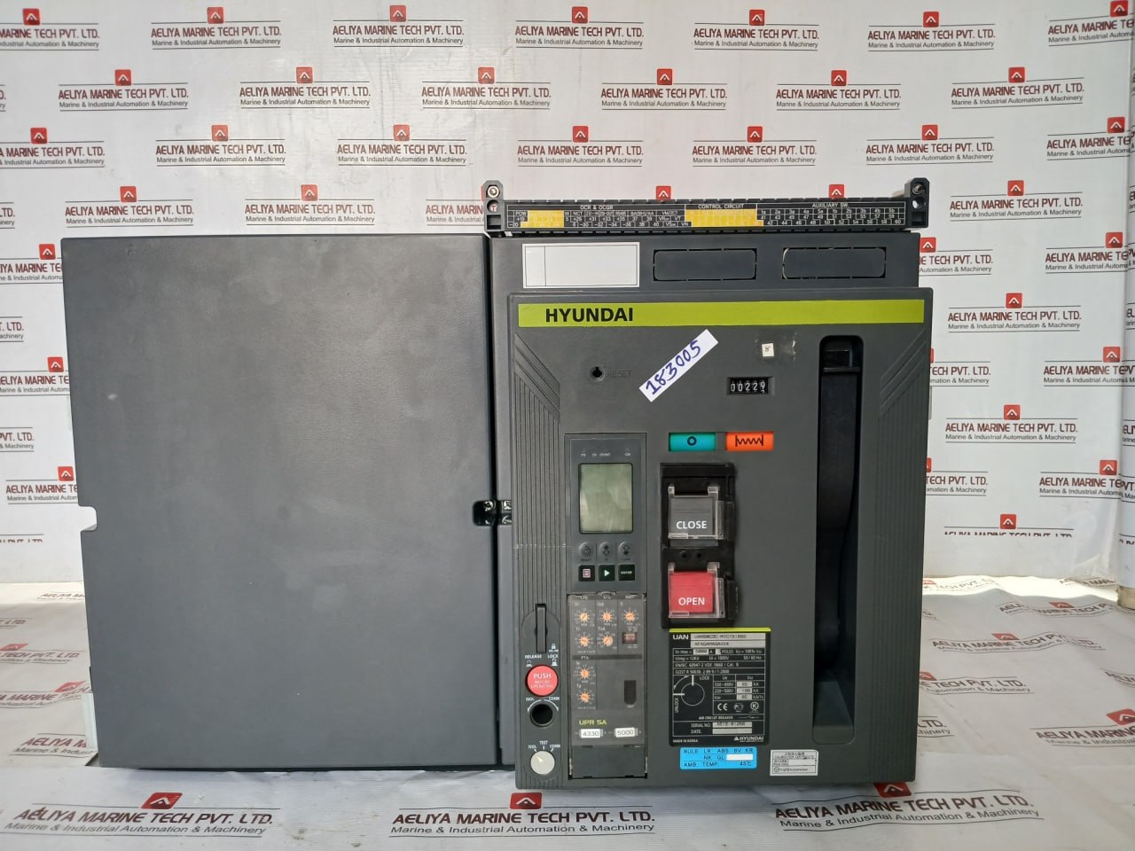 Hyundai Uan50c3c M1c1s168s Air Circuit Breaker Acb 3 Poles