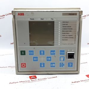 Abb Rem615E_D Motor Protection And Control Relay Rem 615