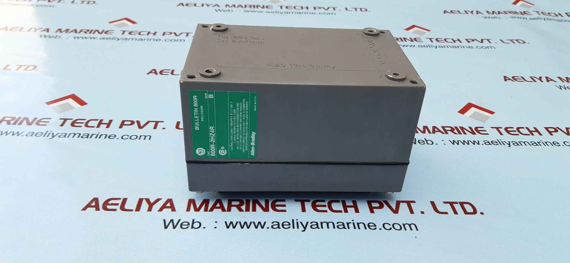 Allen-bradley 800r-2hz4r ser b hole pushbutton enclosure - Image 4