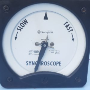Westinghouse k1-241 synchroscope