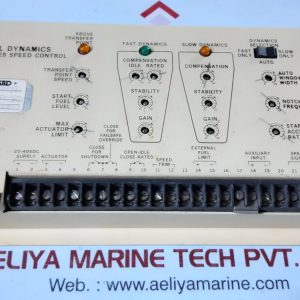 WOODWARD DUAL DYNAMICS 1000 SERIES SPEED CONTROL