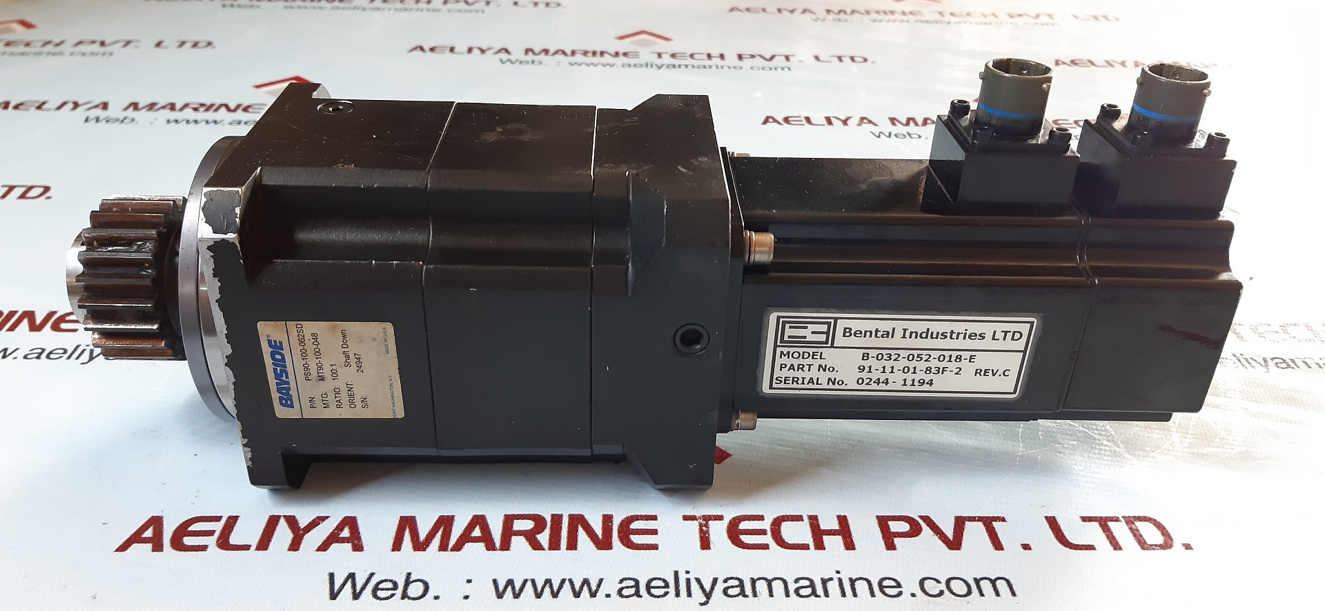 Bental B-032-052-018-e Motor With Bayside Ps90-100-062Sd - Image 3