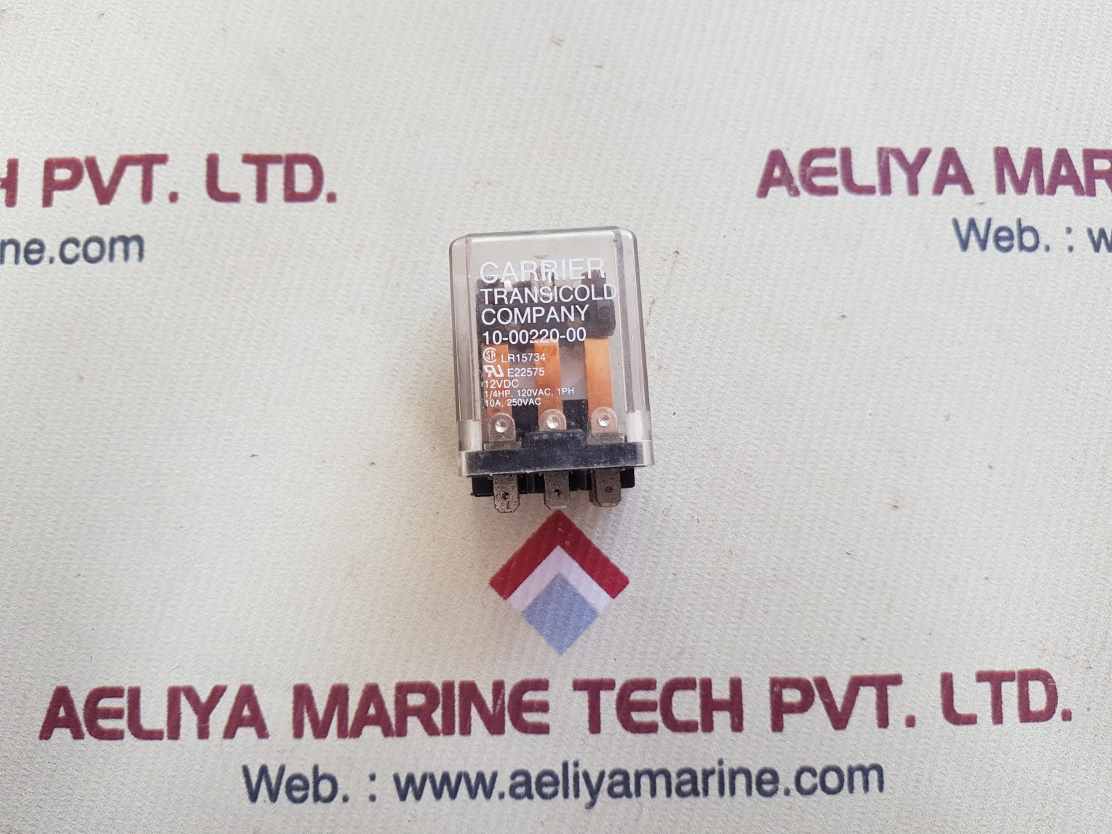 Carrier Transicold 10-00220-00 Relay 10A, 250Vac 12Vdc - Image 2
